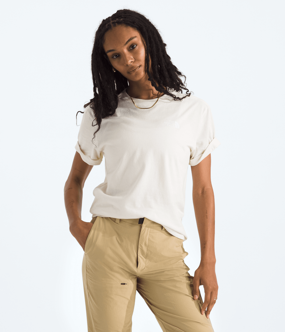 Women’s Evolution Box NSE Relaxed Short-Sleeve Tee White Dune
