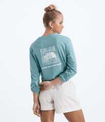 Women’s Evolution Box NSE Fill Long-Sleeve Tee—Graphic Blue Eclipse