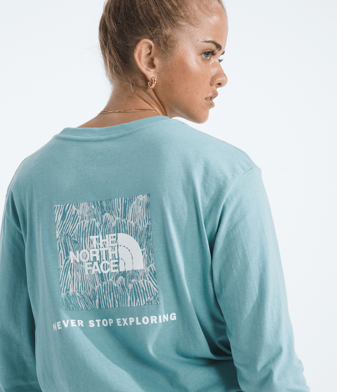 Women’s Evolution Box NSE Fill Long-Sleeve Tee—Graphic Blue Eclipse