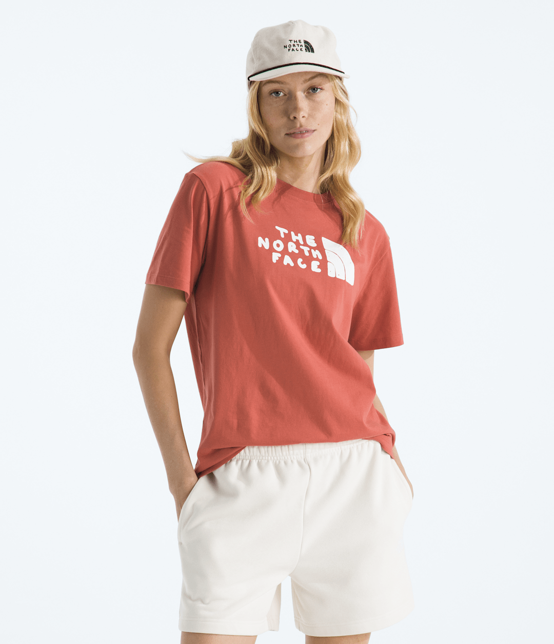 Women’s Evolution Sketch Logo Half Dome Short-Sleeve Tee—Graphic Mars Dust