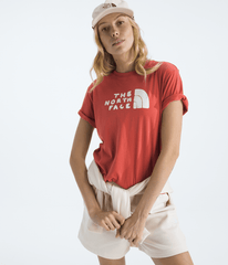 Women’s Evolution Sketch Logo Half Dome Short-Sleeve Tee—Graphic Mars Dust