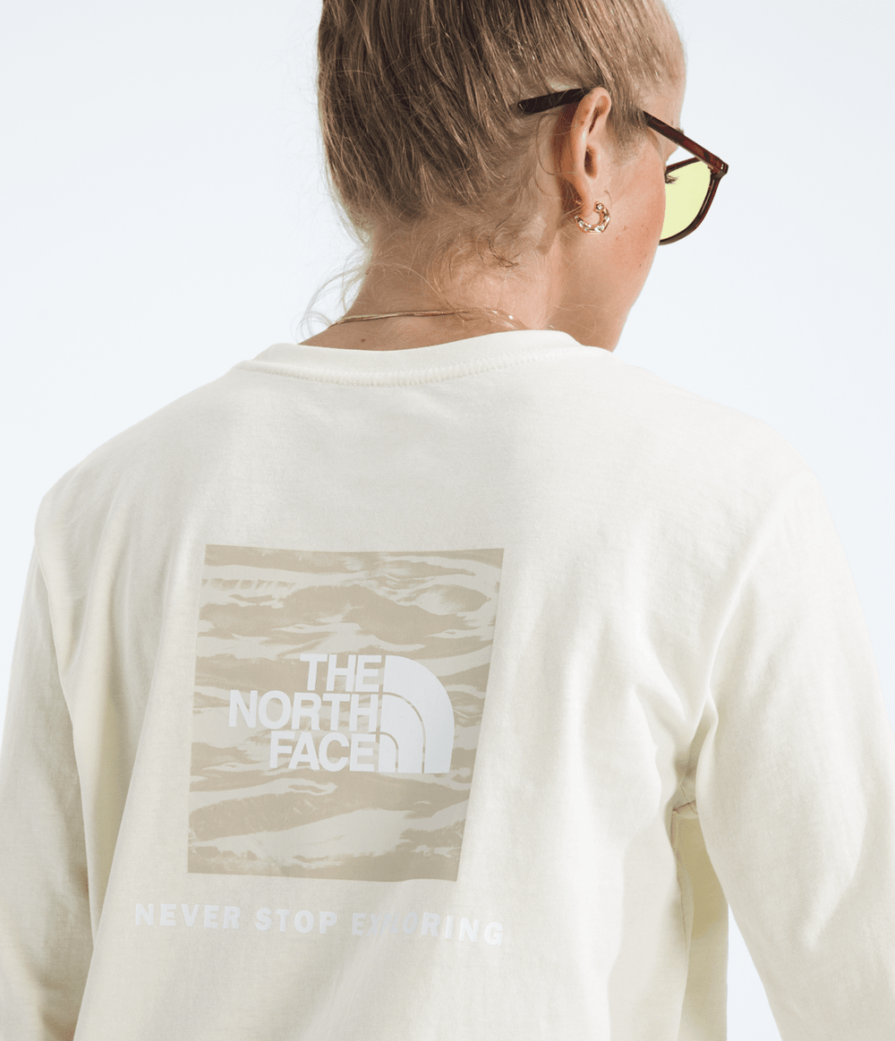 Women’s Evolution Box NSE Fill Light Long-Sleeve Tee—Graphic White Dune