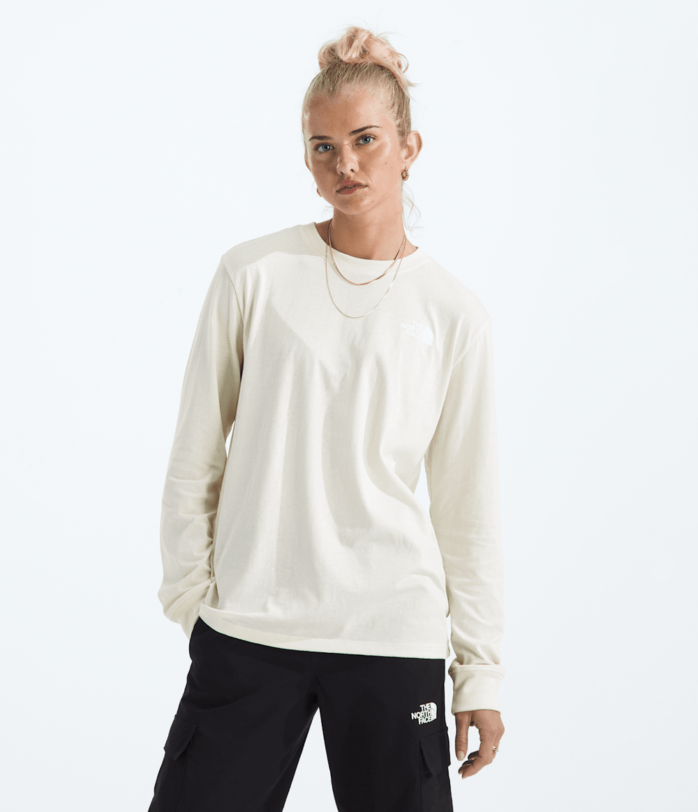 Women’s Evolution Box NSE Fill Light Long-Sleeve Tee—Graphic White Dune