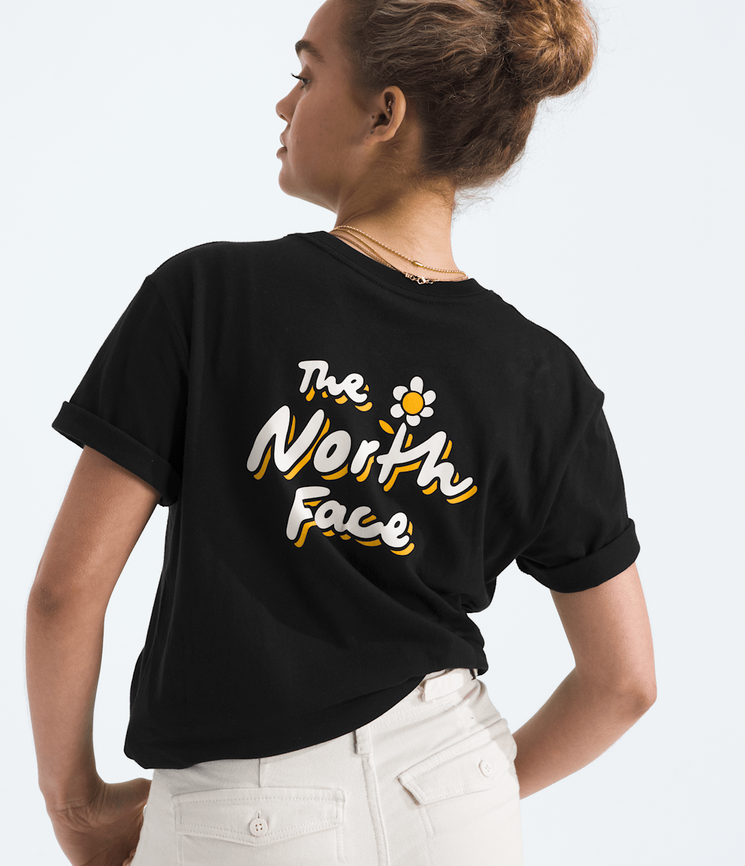 Women’s Evolution Floral Cloud Short-Sleeve Tee—Graphic TNF Black