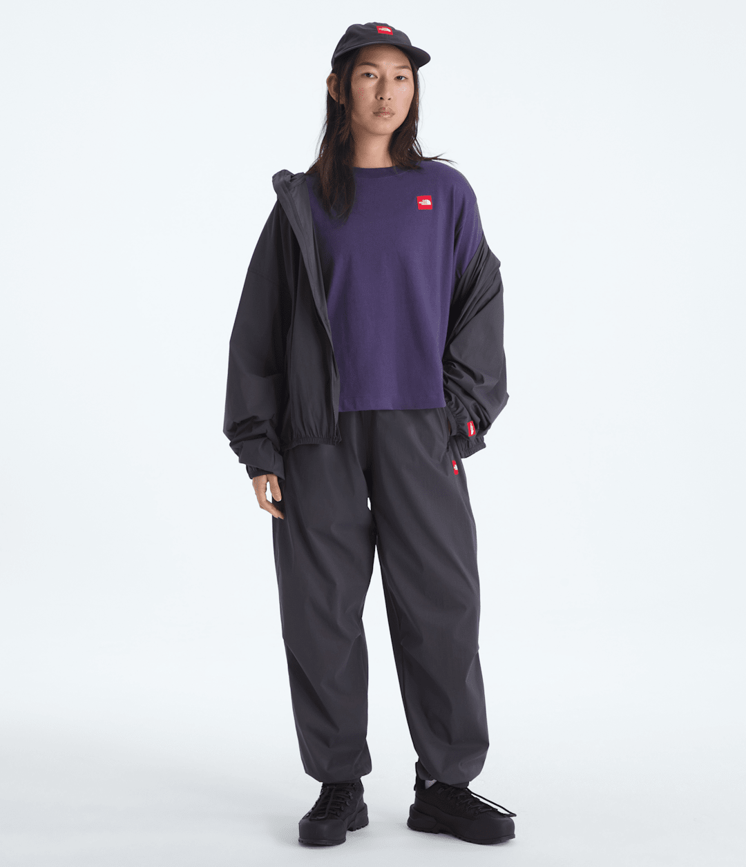 Women’s TNF™ Red Box Short-Sleeve Boxy Tee Eternal Purple