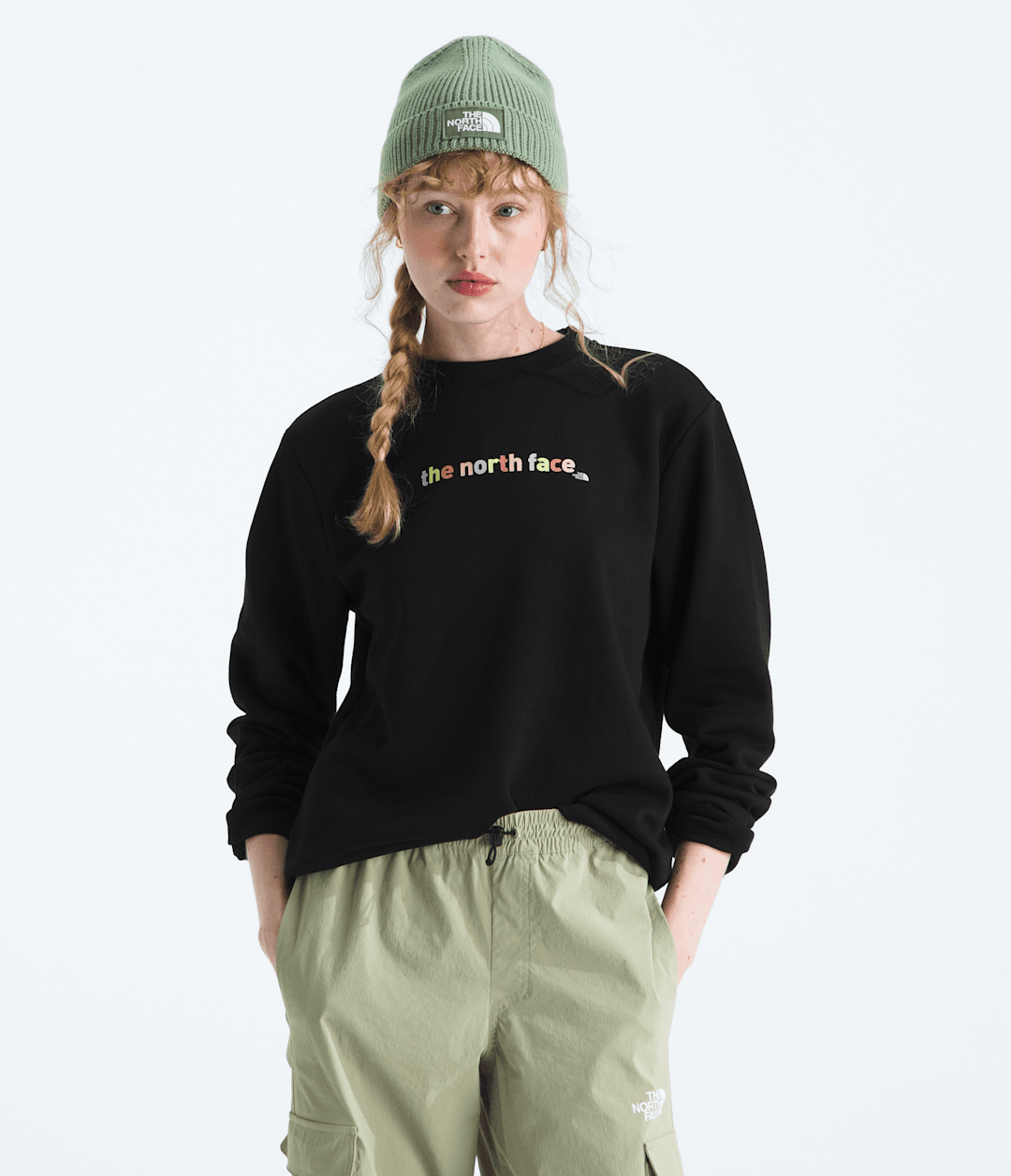 Women’s Evolution Proud Crew—Graphic TNF Black