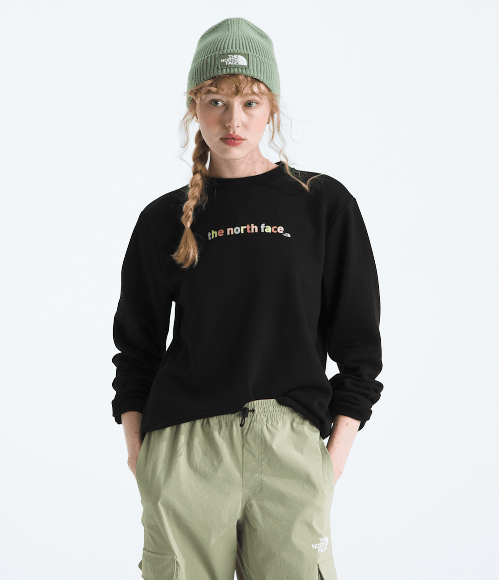 Women’s Evolution Proud Crew—Graphic TNF Black