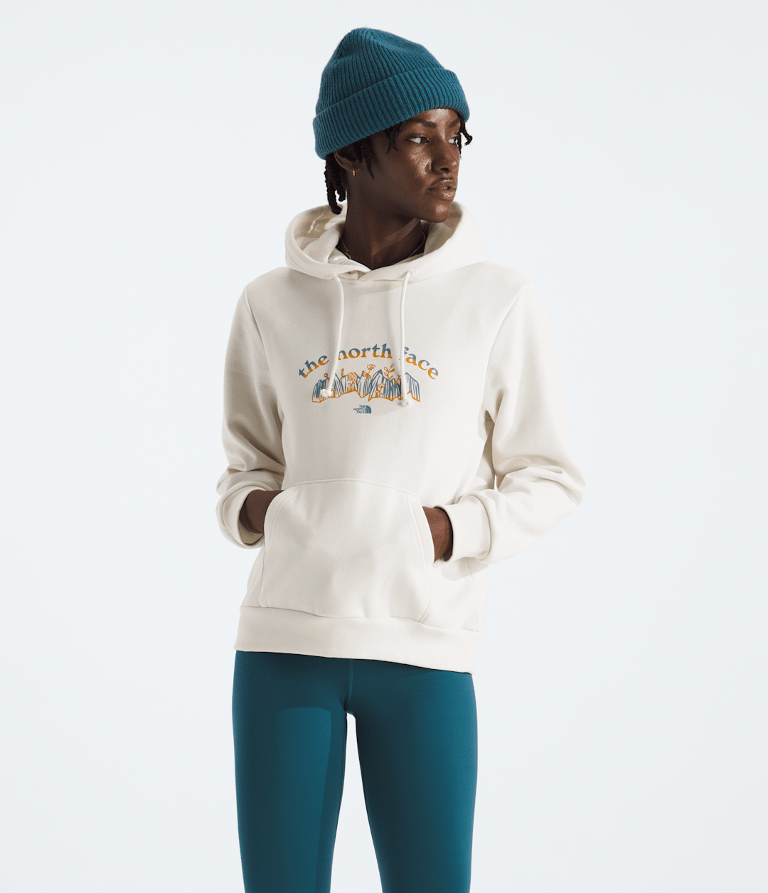 Women’s Evolution Retro-Growth Hoodie—Graphic White Dune