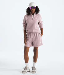 Women’s Evolution Simple Dome Regular ¼-Zip Metal Pink
