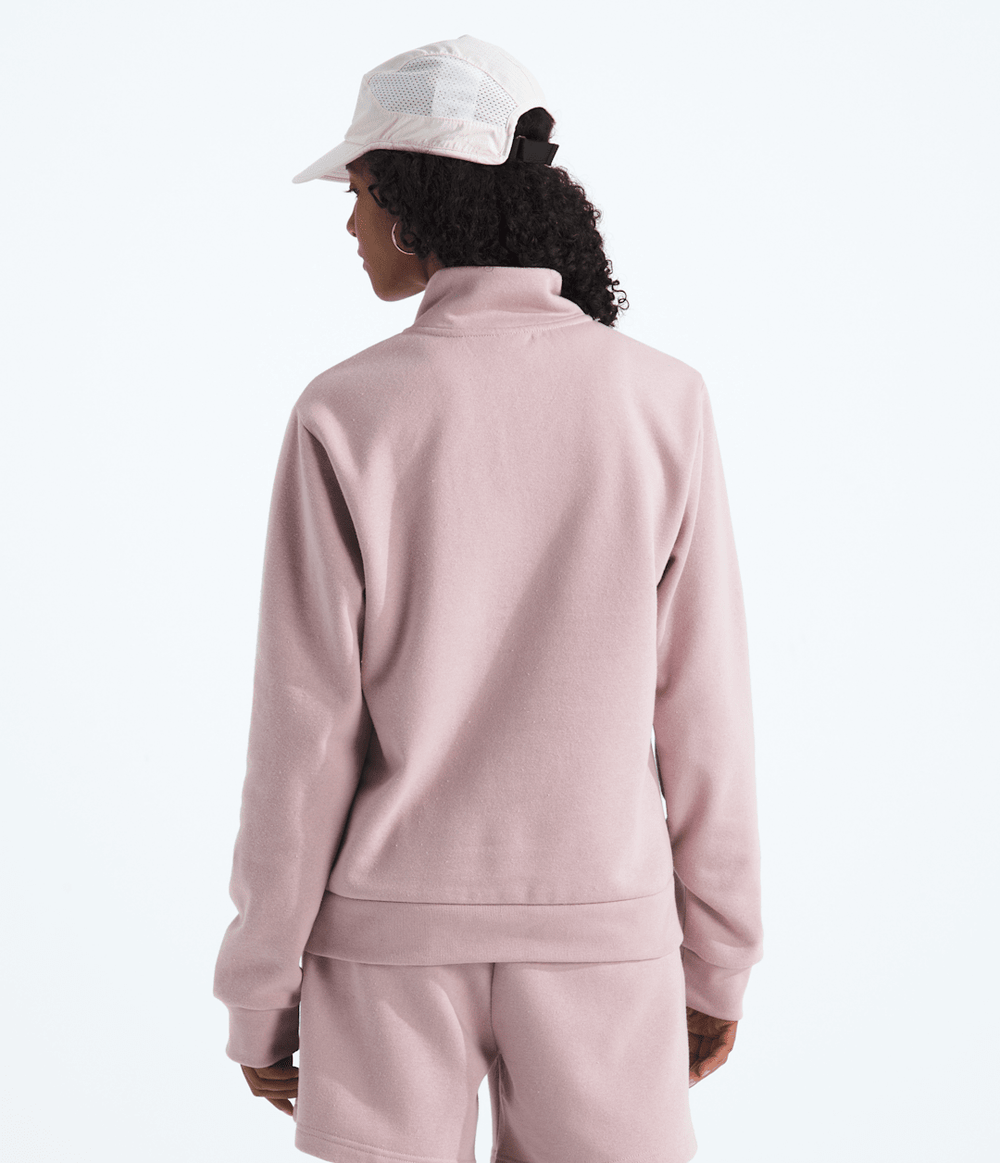 Women’s Evolution Simple Dome Regular ¼-Zip Metal Pink