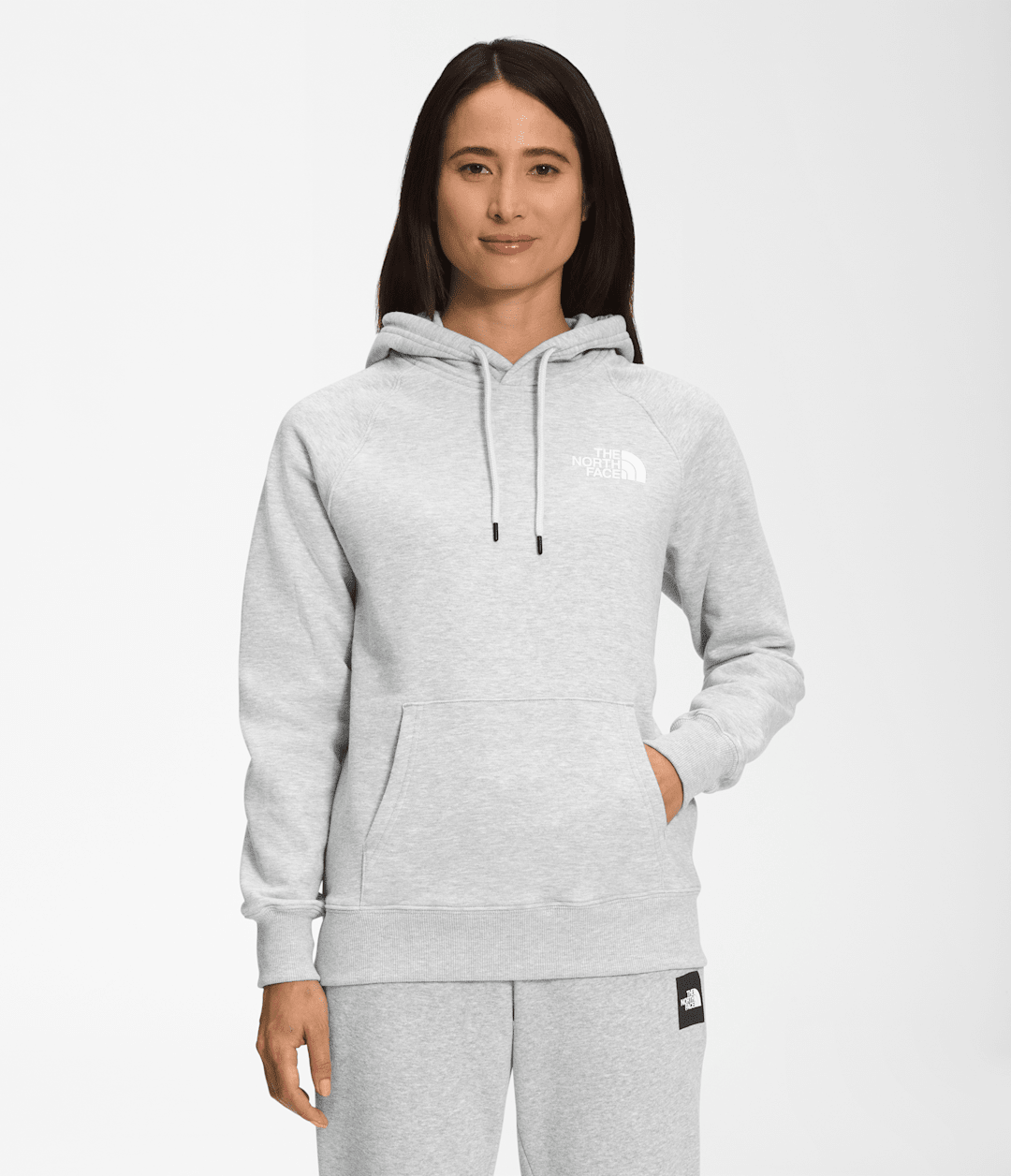 Women’s Box NSE Pullover Hoodie TNF Light Grey Heather/TNF Black
