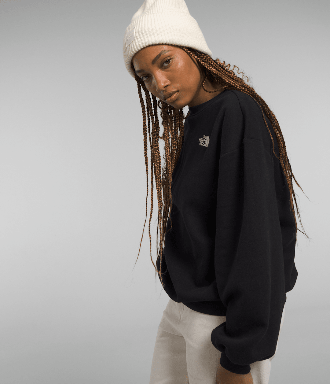 Women’s Evolution Oversized Crew TNF Black
