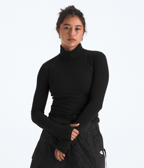 Women's Turtleneck Long-Sleeve Top TNF Black