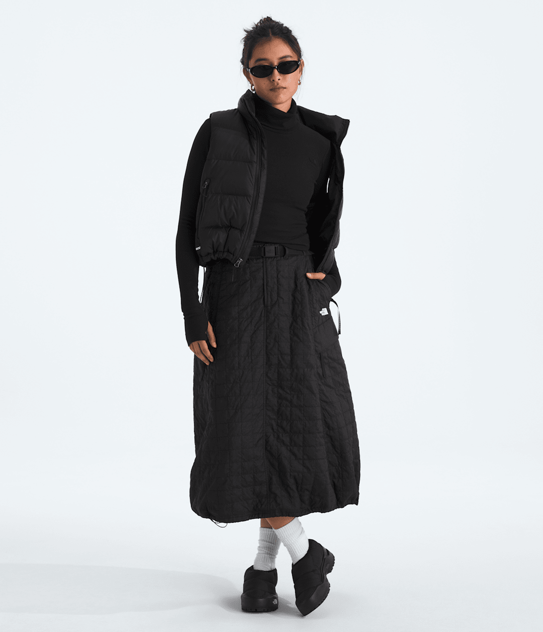 Women's Turtleneck Long-Sleeve Top TNF Black