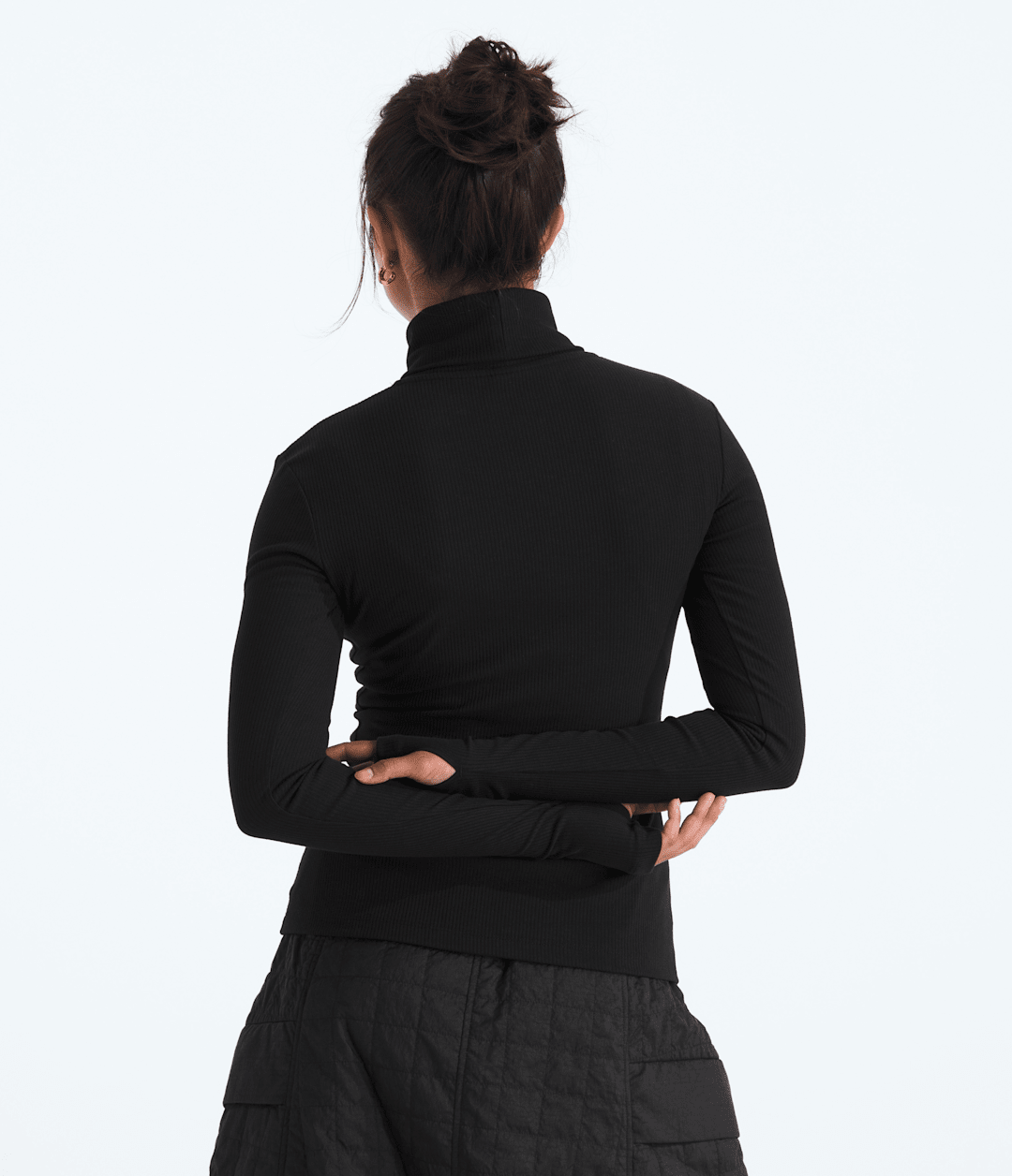 Women's Turtleneck Long-Sleeve Top TNF Black