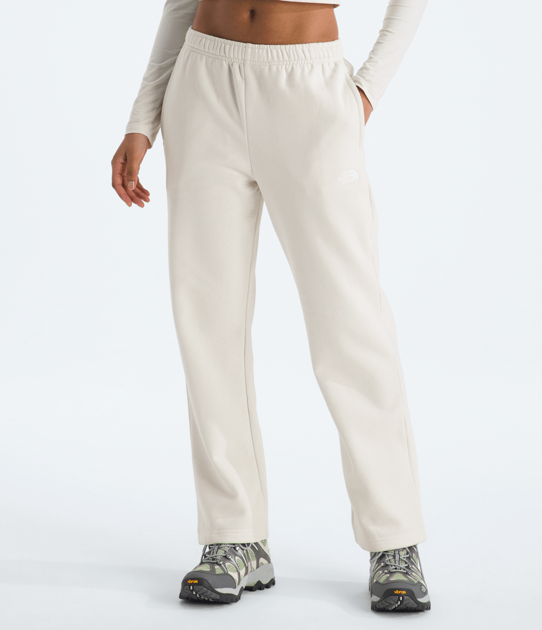 Women’s Evolution Simple Dome Straight Leg Regular Pants White Dune