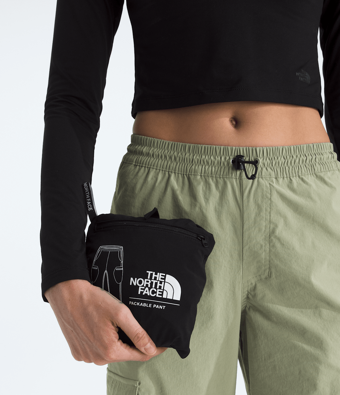 Women’s Packable Regular Straight Joggers TNF Black