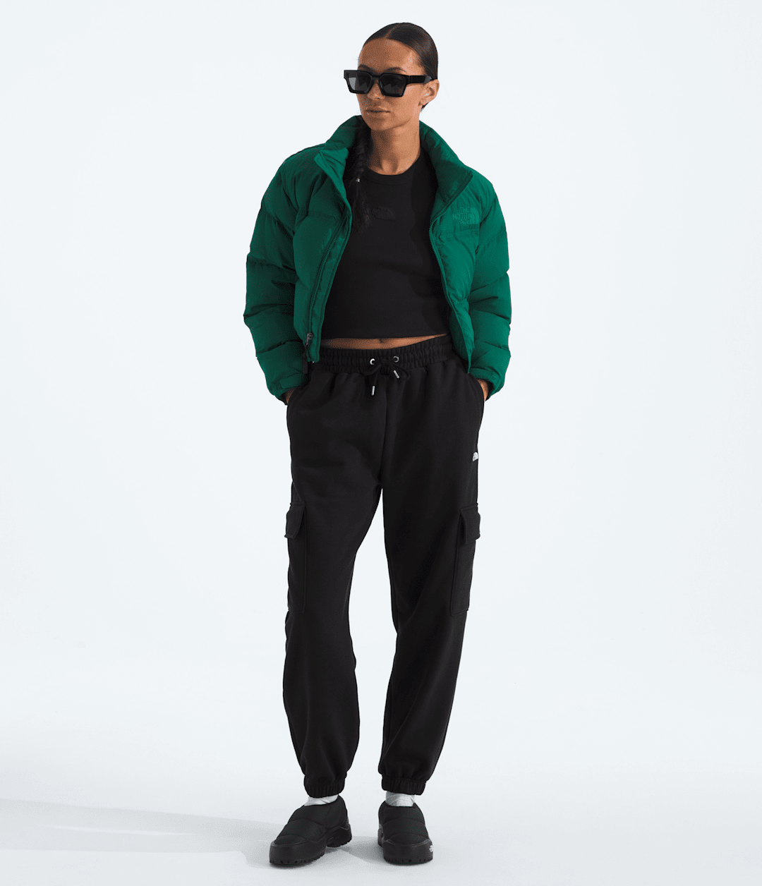 Women’s Essential Simple Dome Cargo Pants TNF Black