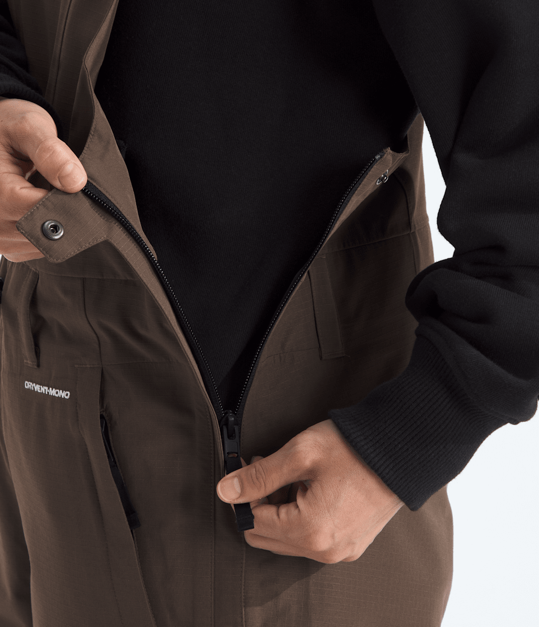 Women’s Dragline Bibs TNF Black/Smokey Brown