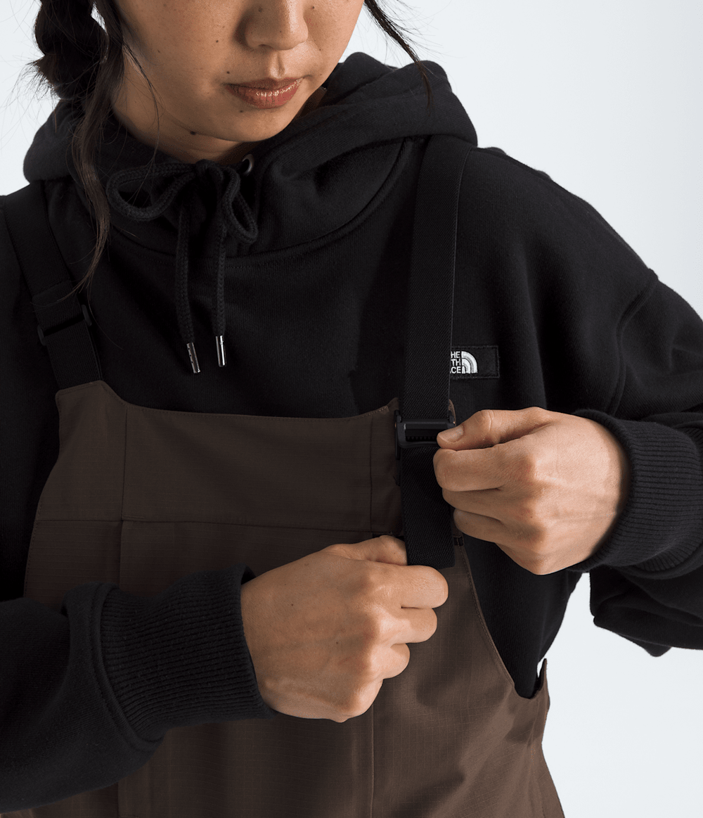 Women’s Dragline Bibs TNF Black/Smokey Brown