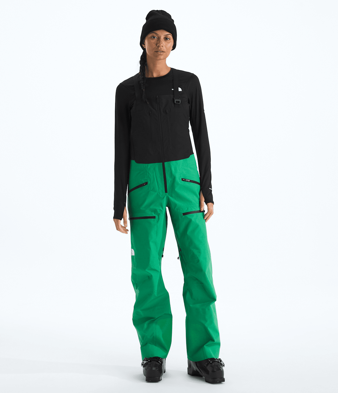 Women’s Summit Series Tsirku GORE-TEX® Pro Bibs Nebula Green/TNF Black