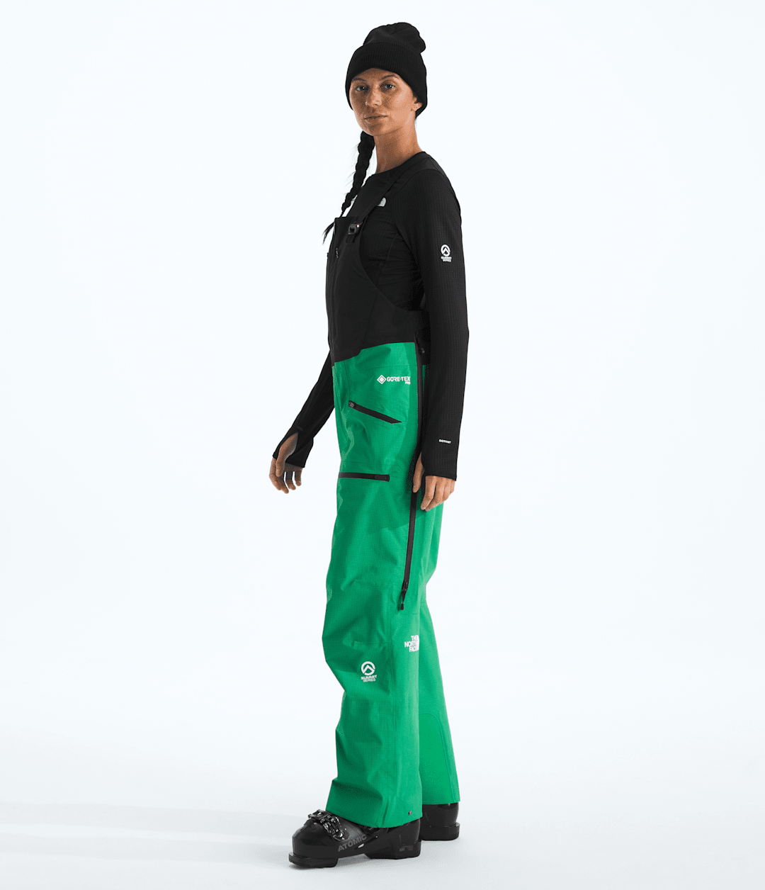 Women’s Summit Series Tsirku GORE-TEX® Pro Bibs Nebula Green/TNF Black