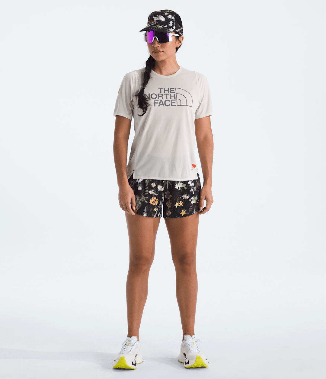 Women’s Summit Series Pacesetter 3'' Shorts—Print TNF Black/Alpine Floral Print