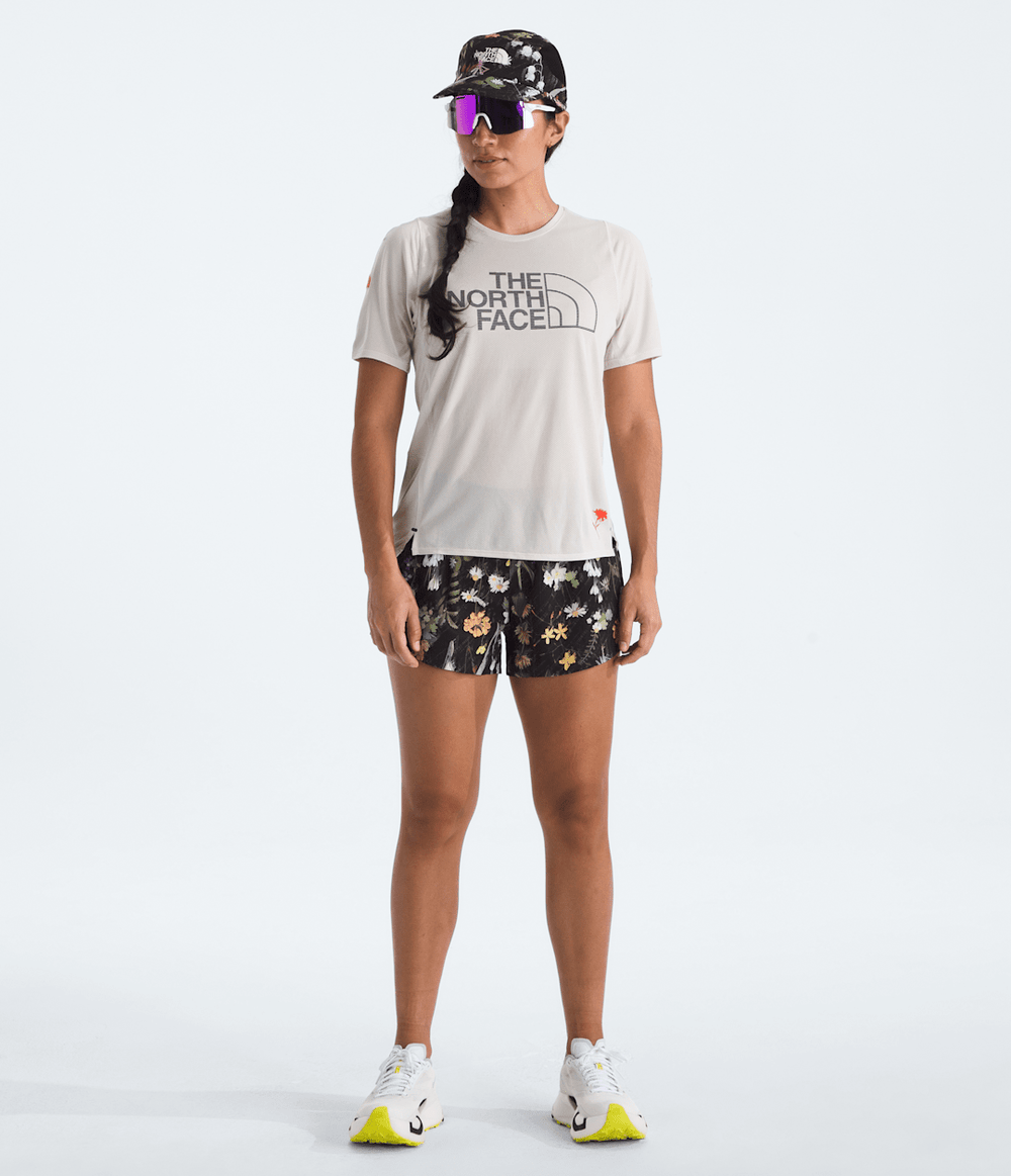 Women’s Summit Series Pacesetter 3'' Shorts—Print TNF Black/Alpine Floral Print