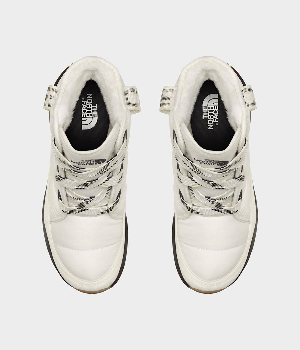 Women’s THERMOBALL™ Lace Up Luxe Waterproof Boots Gardenia White/TNF Black