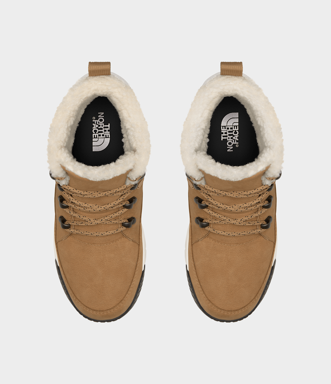 Women’s Sierra Mid Lace Waterproof Boots Almond Butter/TNF Black