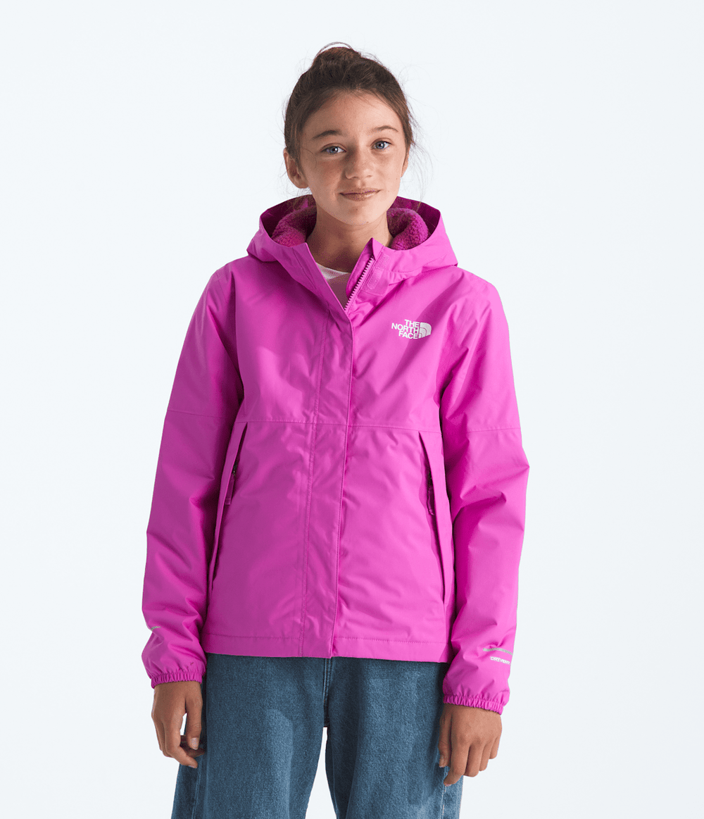 Girls’ Warm Antora Rain Jacket Violet Crocus