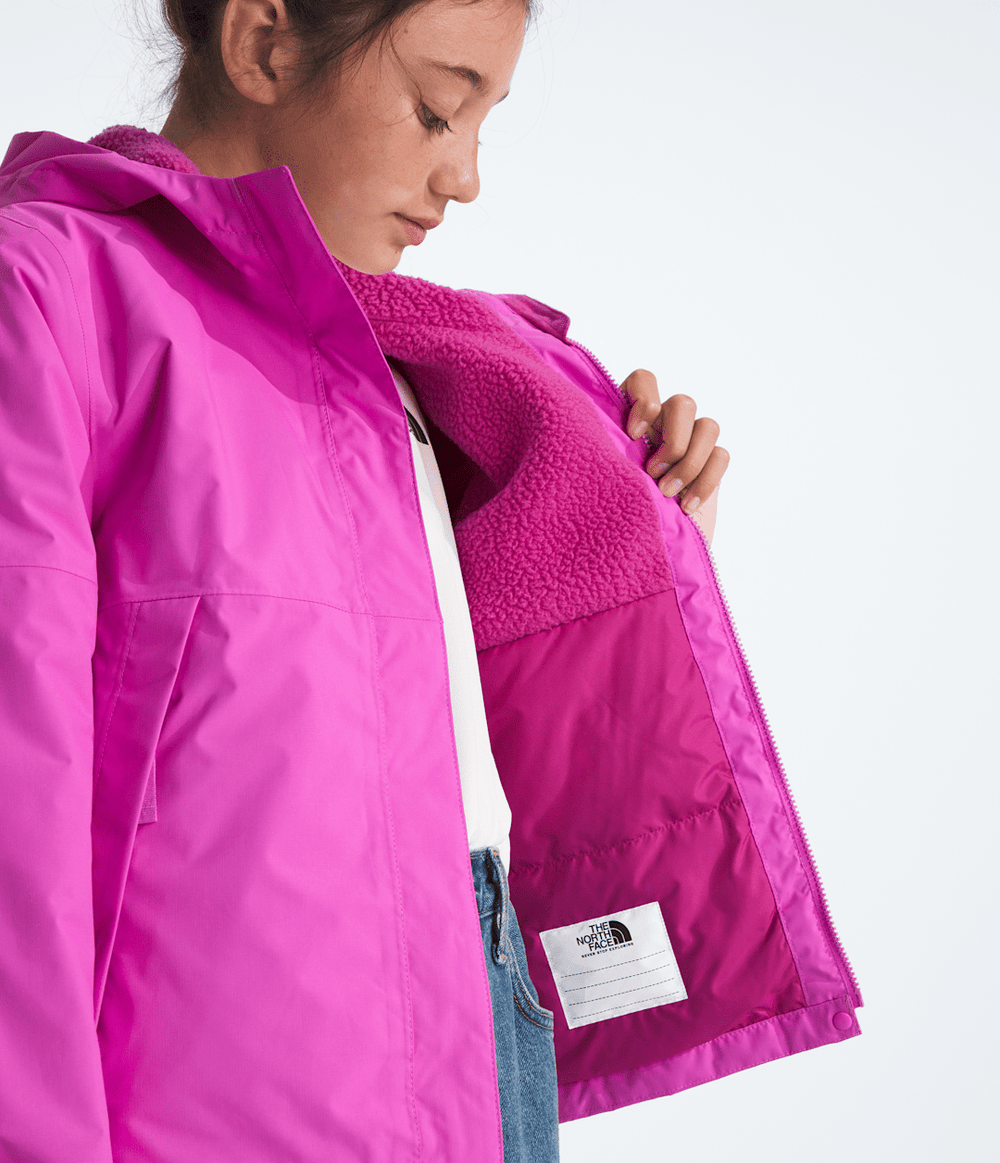 Girls’ Warm Antora Rain Jacket Violet Crocus