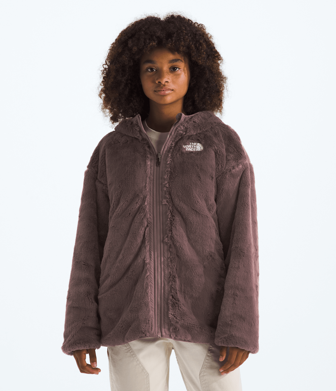 Girls’ Reversible Shasta Short Parka Tawny Quartz