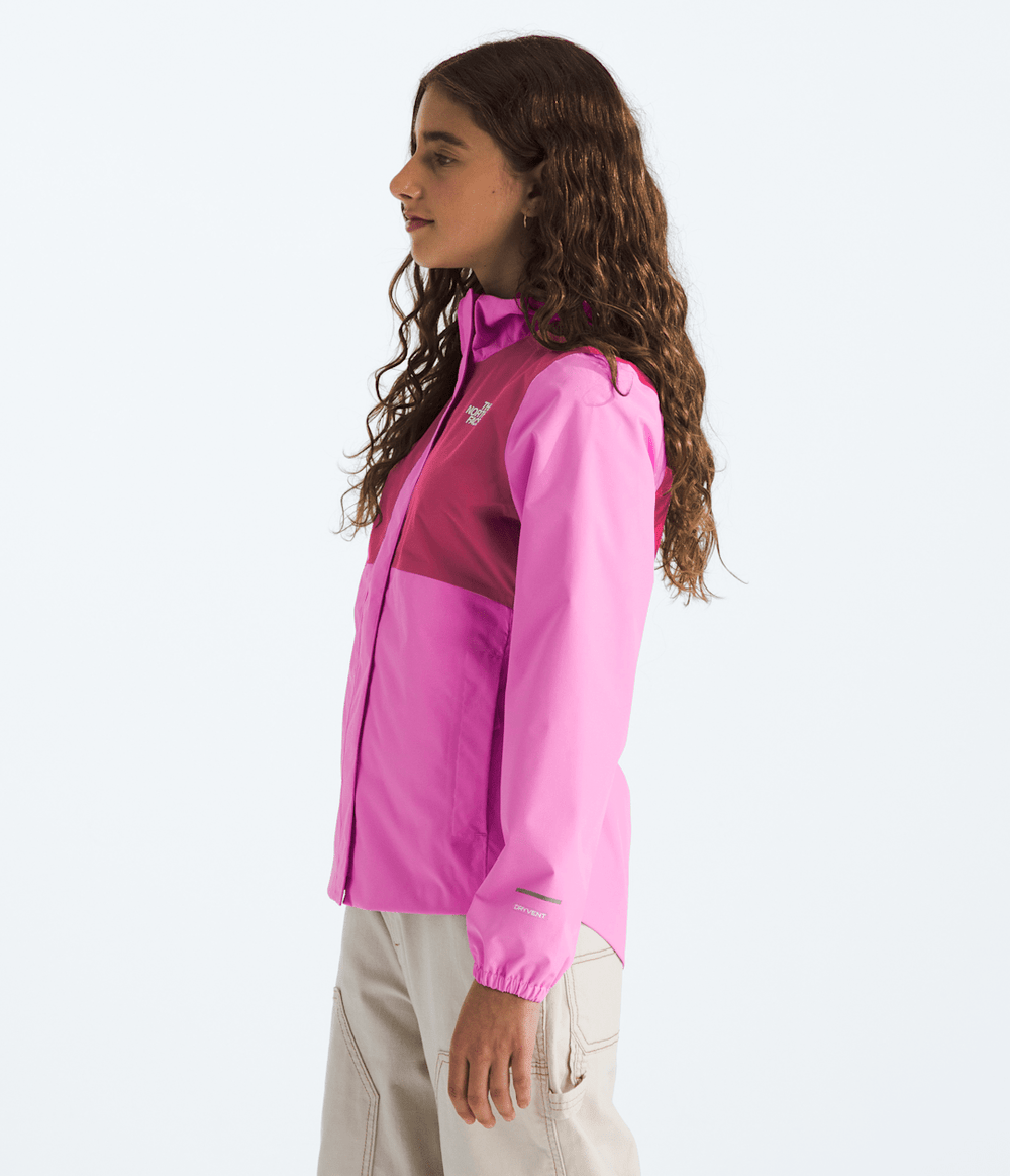 Girls’ Antora Rain Jacket Violet Crocus-Fuchsia Flash