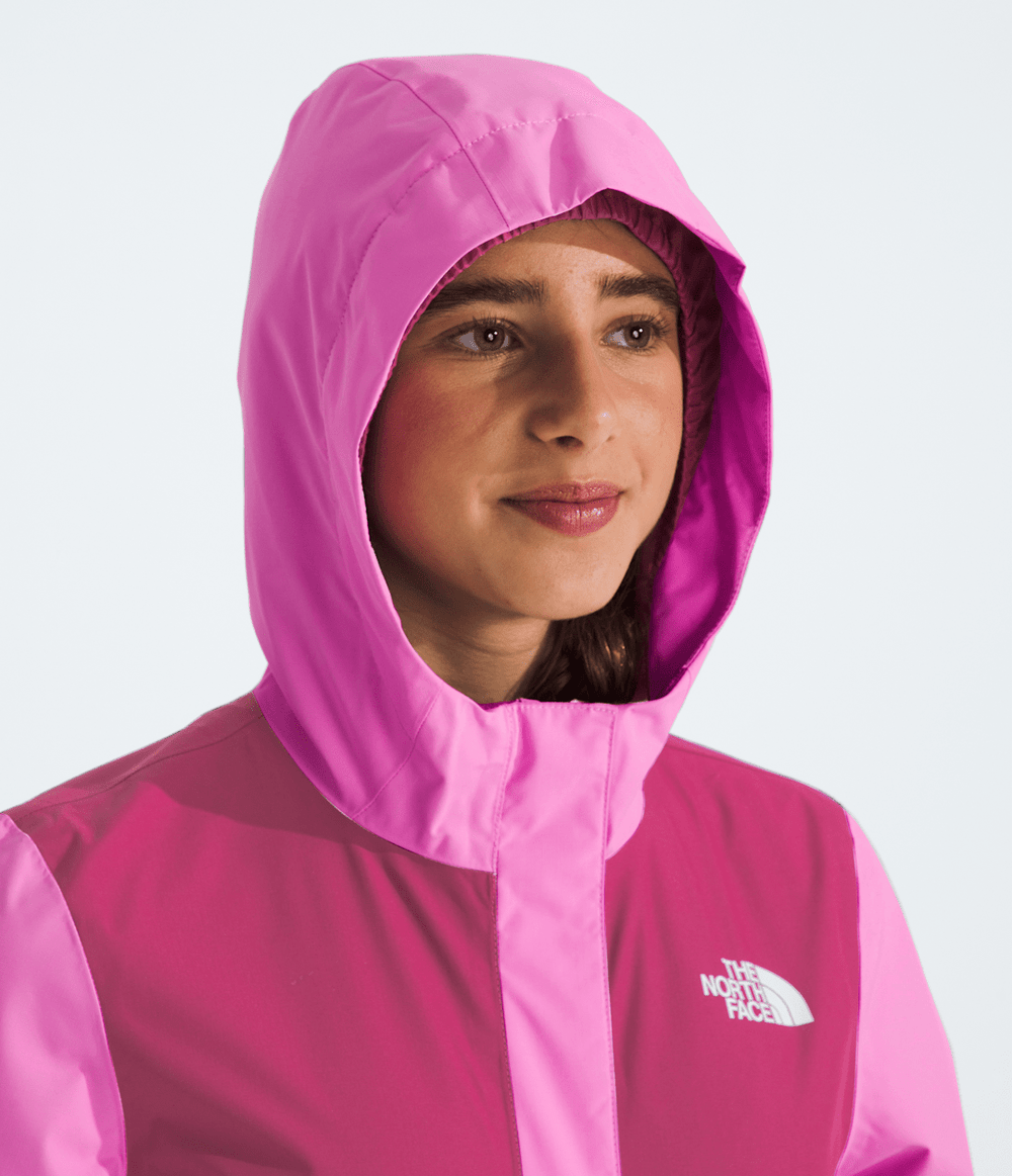 Girls’ Antora Rain Jacket Violet Crocus-Fuchsia Flash