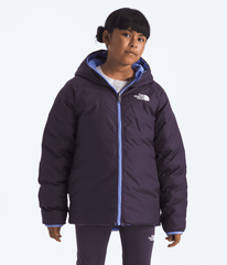 Girls’ Reversible Perrito Hooded Jacket Periwinkle Glow/Endless Dusk