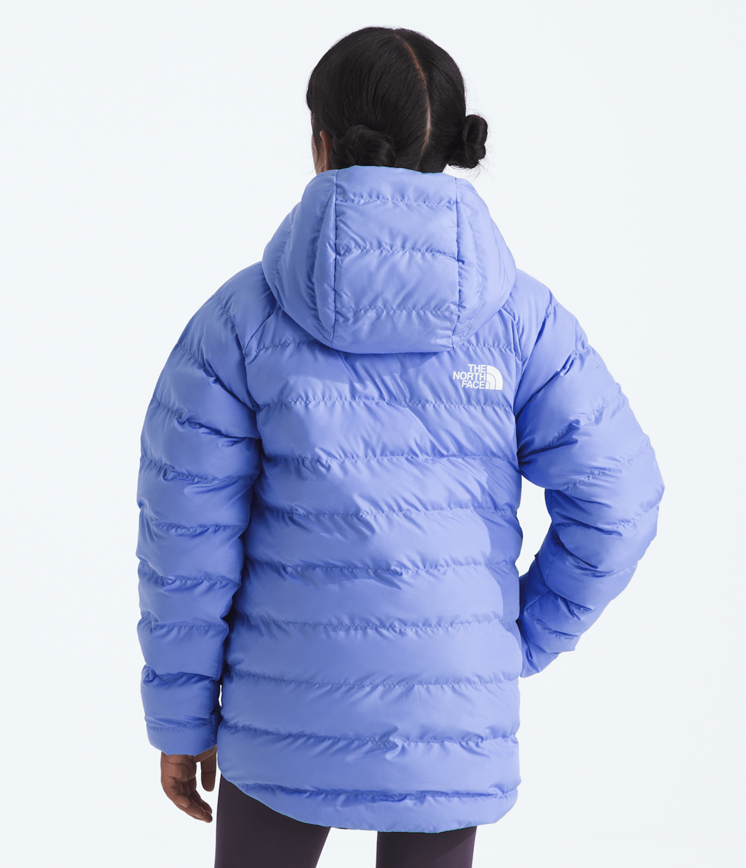 Girls’ Reversible Perrito Hooded Jacket Periwinkle Glow/Endless Dusk