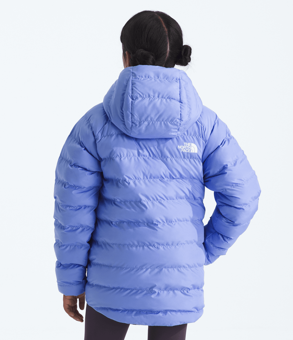 Girls’ Reversible Perrito Hooded Jacket Periwinkle Glow/Endless Dusk