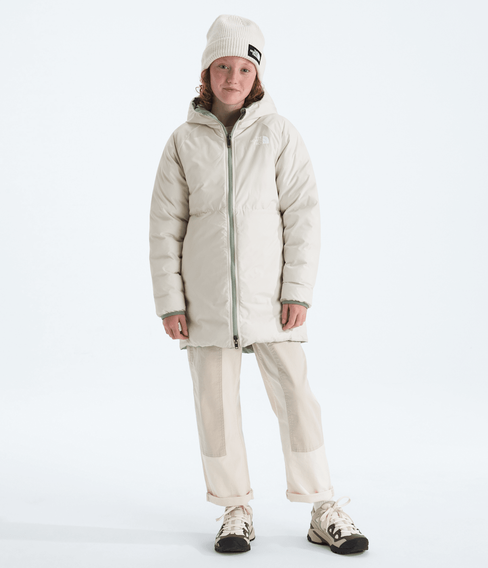 Girls’ Reversible Perrito Parka Slate Moss