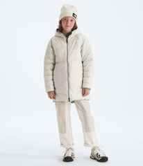 Girls’ Reversible Perrito Parka Slate Moss
