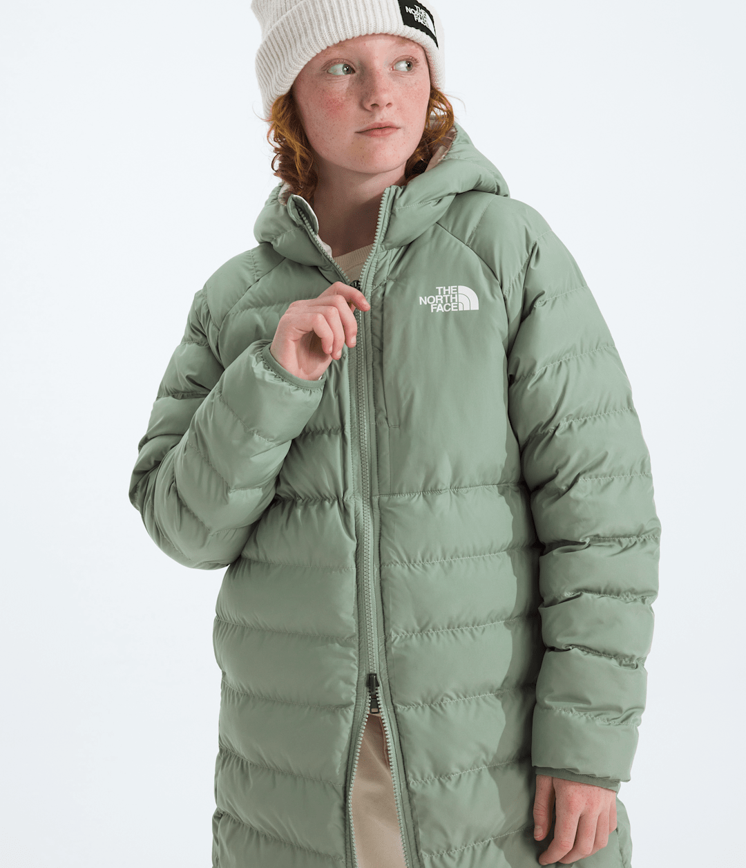 Girls’ Reversible Perrito Parka Slate Moss