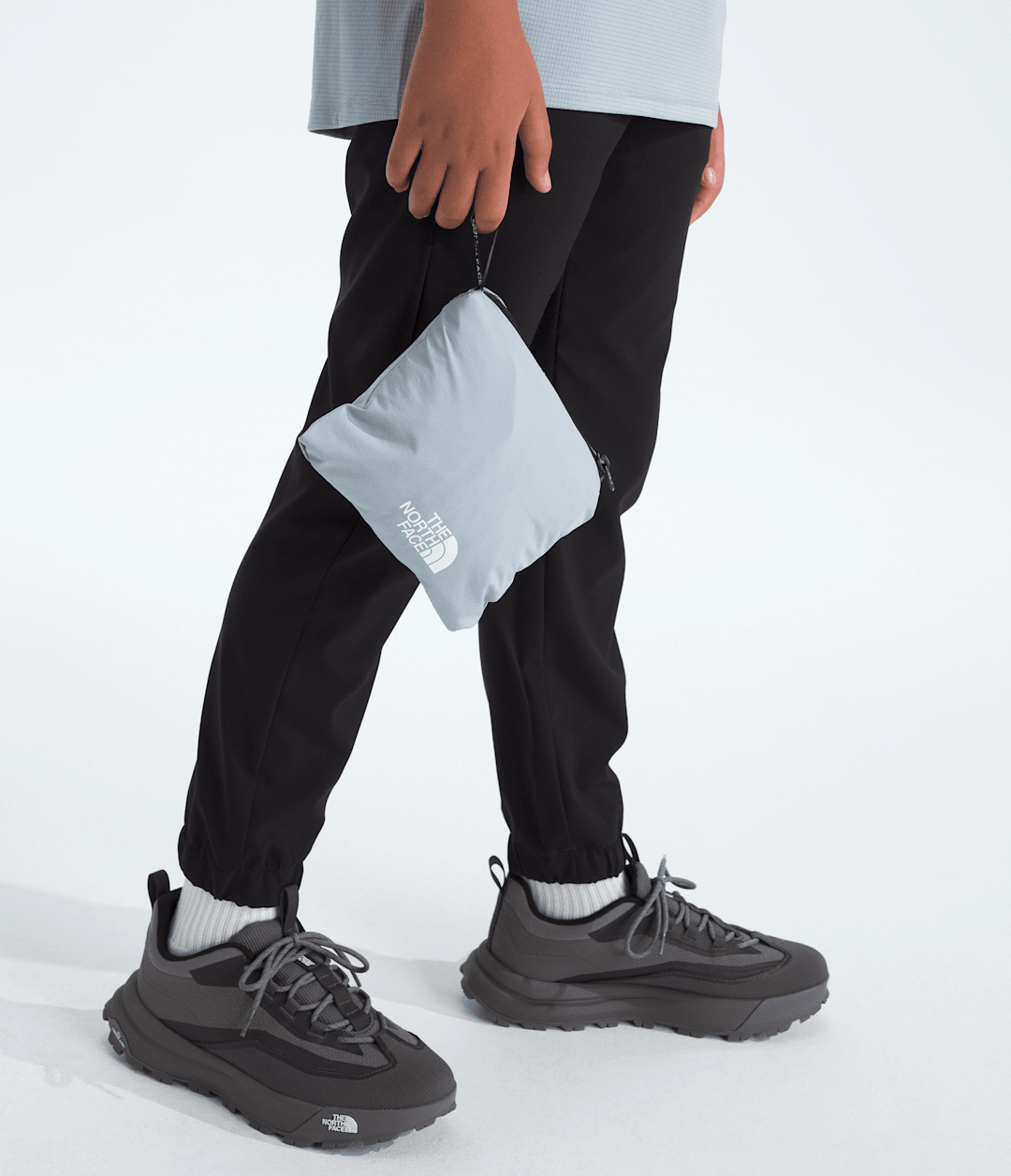 Boys’ & Girls’ Hike Packable Shell Frost Grey-Granite Grey