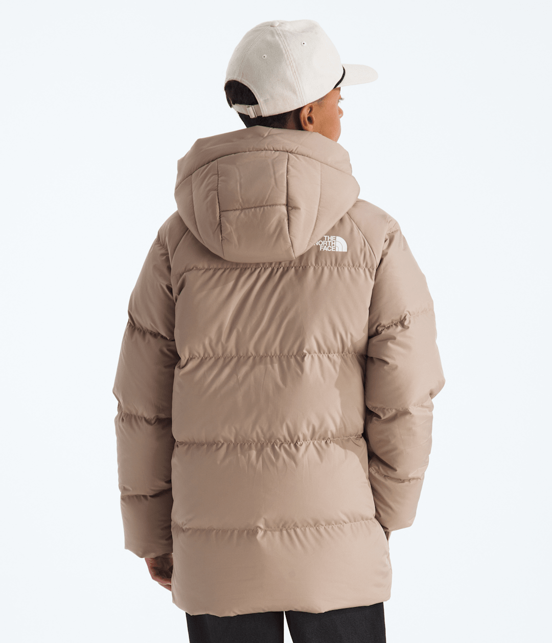 Boys’ & Girls’ North Down Fleece-Lined Short Parka Mushroom Grey