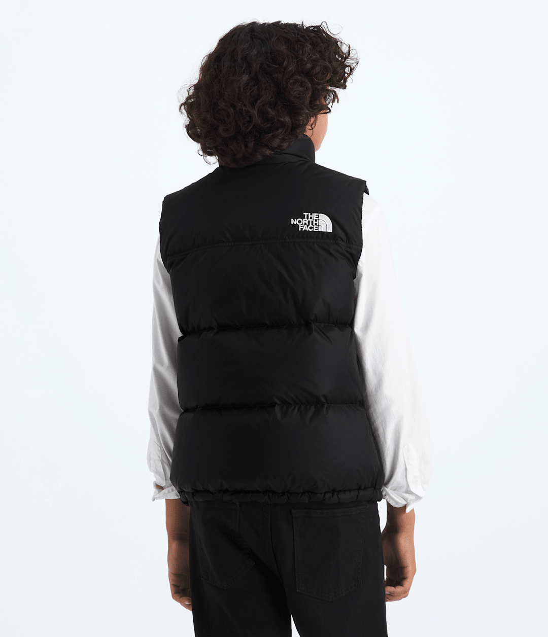 Boys’ & Girls’ 1996 Retro Nuptse Vest TNF Black/TNF Black/Recycled down