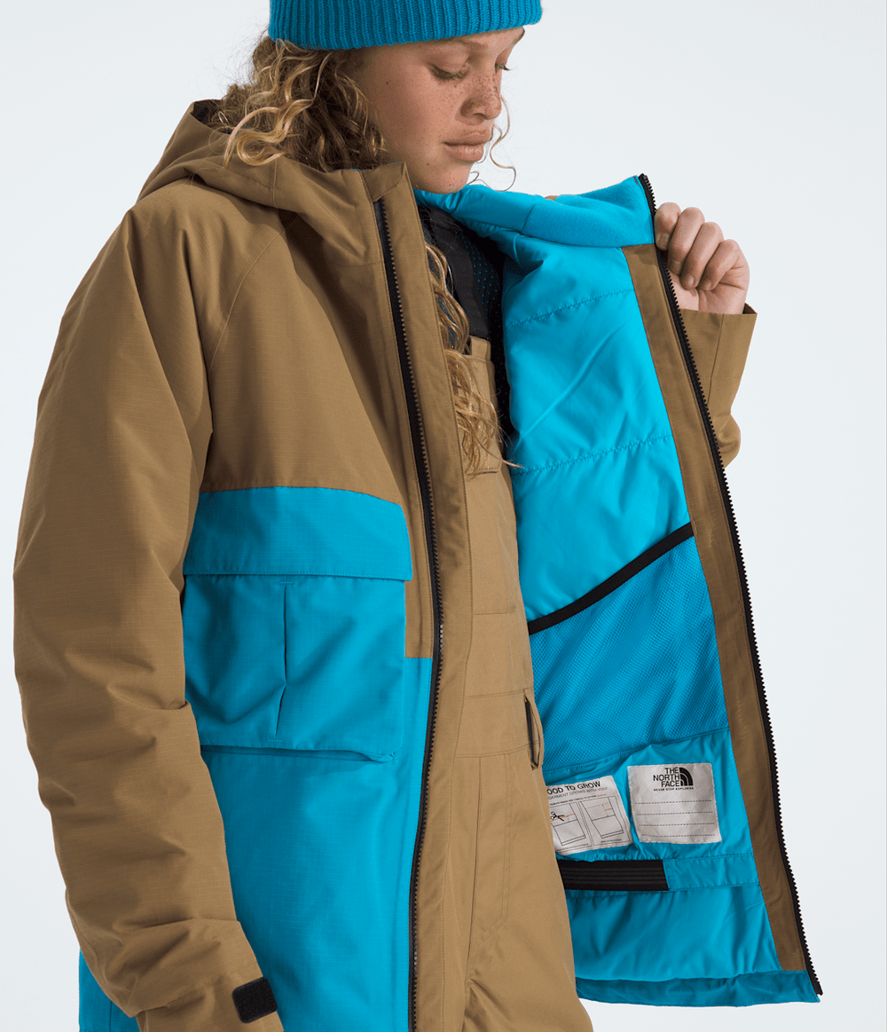 Boys’ & Girls’ Dragline Jacket Utility Brown/Meridian Blue