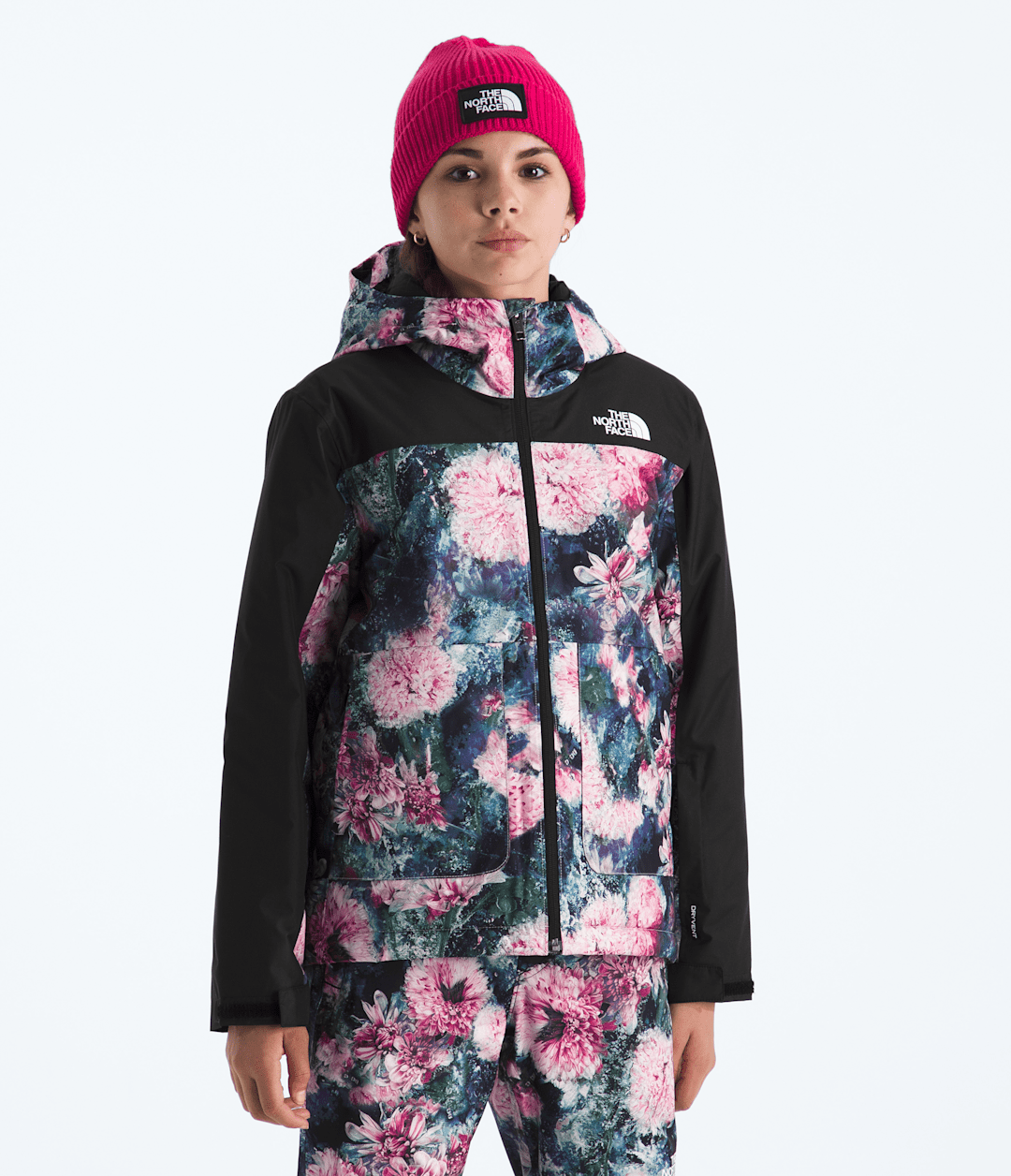 Girls’ Freedom Insulated Jacket—Print Pale Blossom Frozen Floral Print