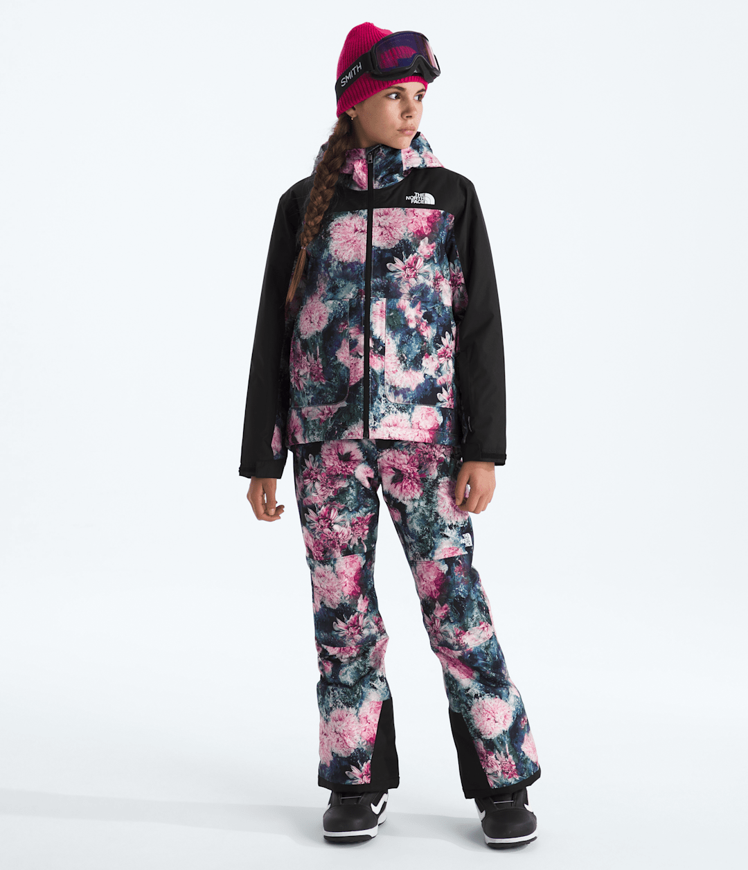 Girls’ Freedom Insulated Jacket—Print Pale Blossom Frozen Floral Print