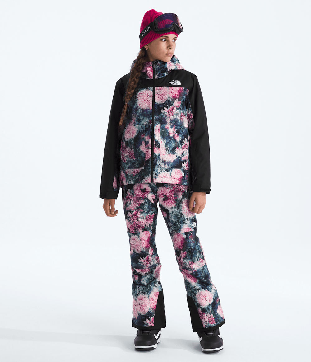 Girls’ Freedom Insulated Jacket—Print Pale Blossom Frozen Floral Print