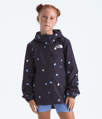 Girls’ Antora Rain Jacket—Print Endless Dusk Simple Flower
