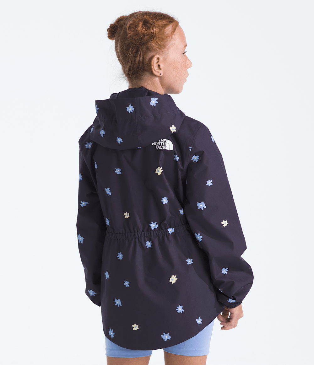 Girls’ Antora Rain Jacket—Print Endless Dusk Simple Flower